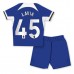 Maillot de foot Chelsea Romeo Lavia #45 Domicile vêtements enfant 2023-24 Manches Courtes (+ pantalon court)